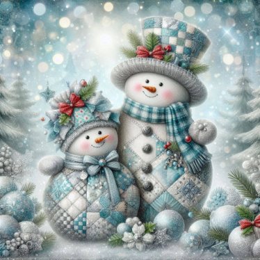 Winter-kerst prentje